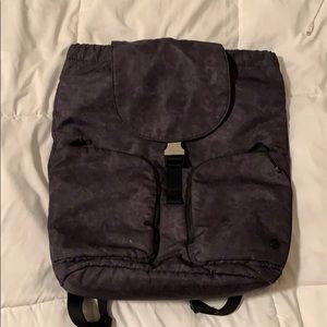 Lululemon Black Marbled Backpack